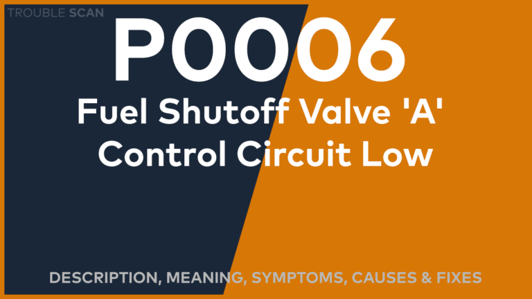 P0006 Trouble Code: Meaning, Symptoms, Causes & Fixes [Easy]