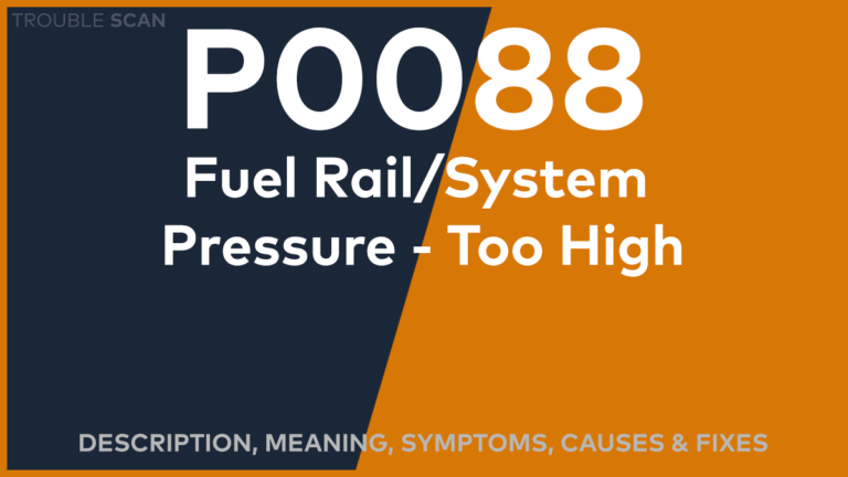P0088 Trouble Code: Meaning, Symptoms, Causes & Fixes [Easy]